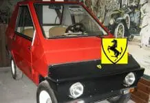 Ferrari šio automobilio nesukūrė, tai kodėl jis papuoštas šuoliuojančiu žirgu?