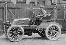 Olimpinėse žaidynėse kadaise buvo ir automobilių lenktynės