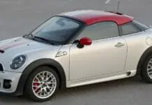Mini Coupé turėtų priminti kepurę su snapeliu