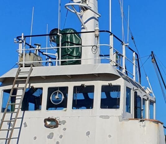 Kas yra tie diskai ant kai kurių laivų langų?