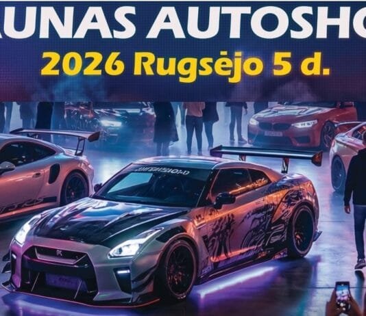 Autoshow Kaunas 2026: vienai dienai Kaunas taps Lietuvos automobilių kultūros sostine